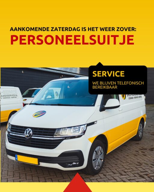 Aankomende zaterdag is het weer zover: het jaarlijkse personeelsuitje van Euro-Service! 🛵

Samen met ons team trekken we dit keer naar de Veluwe. Een dag vol plezier, gezelligheid en natuurlijk een mooie tocht op de e-chopper.

Voor onze klanten blijven we die dag natuurlijk gewoon telefonisch bereikbaar. Wel met een iets kleinere bezetting dan je van ons gewend bent.

Een deel van onze monteurs is zaterdag namelijk niet met gereedschap, maar op een e-chopper op de Veluwe te vinden. 😉
